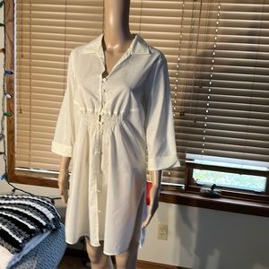 Swimsuit cover up size 12 off white